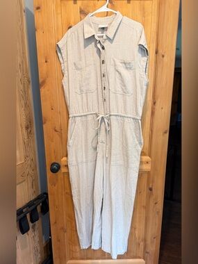 Universal Thread Sleeveless Utility Jumpsuit - Light Beige 16
